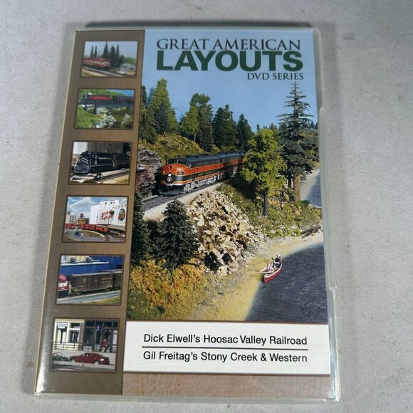 Great American Layouts DVD Dick Elwells Hoosac Valley Railroad Gil Freitags - Picture 1 of 3